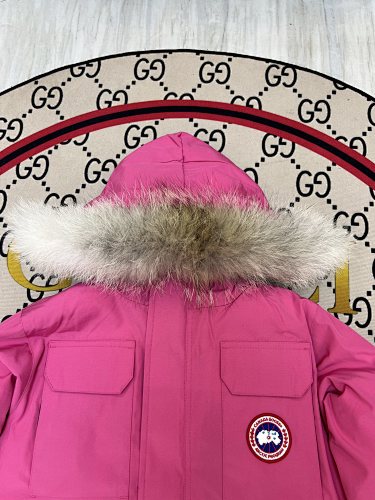 Canada Goose Kids' Unisex Hooded Parka with Fur-Look Trim