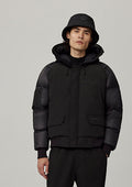 Canada Goose 2056 Men's Mixed-Panel Hooded Jacket