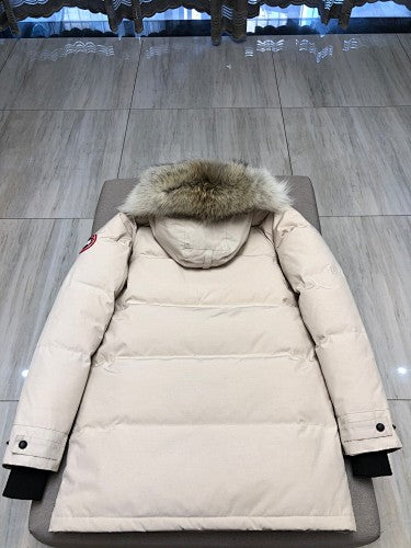 Canada Goose Hooded Parka with Fur-Look Trim