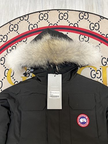 Canada Goose Kids' Unisex Hooded Parka with Fur-Look Trim