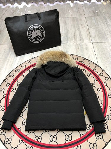 Canada Goose Unisex Black Hooded Puffer Jacket