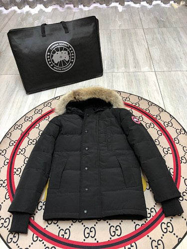 Canada Goose Unisex Black Hooded Puffer Jacket