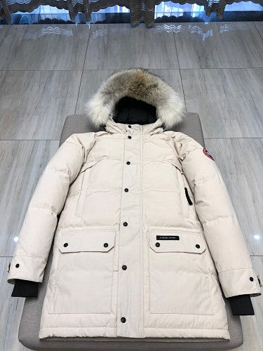 Canada Goose Hooded Parka with Fur-Look Trim